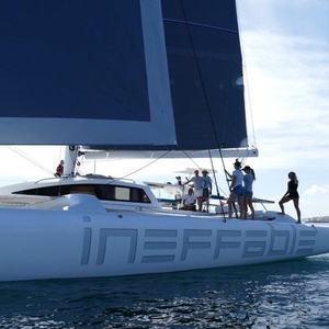 Trimaran sailing yacht - 60 - Rapido Trimarans Limited - cruising / 2-cabin / with open transom