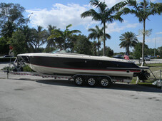 Chris-Craft 32 Launch Painted Blue Hull Sides, Axius Joy Stick, Fresh Water