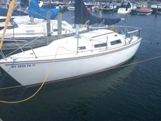 1984 catalina 25 fin keel sailboat for sale in new york