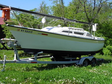 1990 Columbia c 24 sailboat for sale in Maine