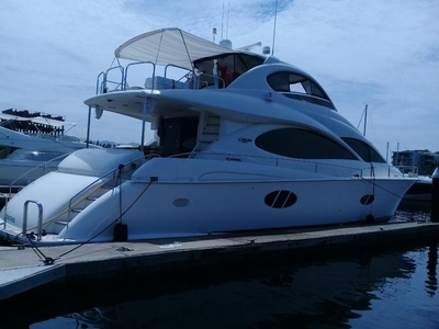 2008 Lazzara 68 Pilothouse powerboat for sale in