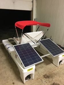 Solar Electric Powered Personal Catamaran