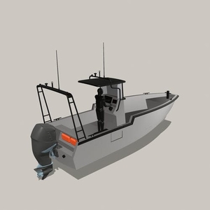 Patrol boat - EXOCET 6.50 - Chantier Naval Delavergne - work boat / rescue boat / utility boat
