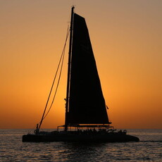 Catamaran sailing yacht - 78' - Ocean Voyager - with open transom / with bowsprit