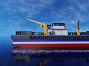 NEW Sabrecraft Marine Barge Multi Cat Utility Vessel Work Boat