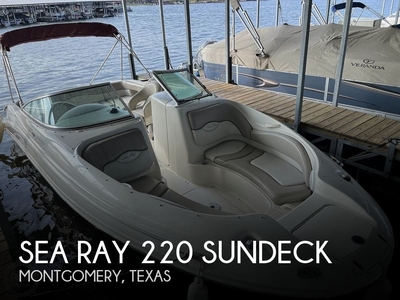 2004 Sea Ray 220 Sundeck