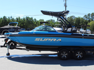 2013 21' Supra Launch 21V Wakesurf Wakeboard Ski Boat