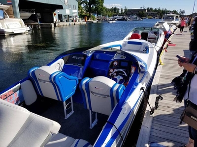 2017 Hustler 29 Rockit MC Open Bow powerboat for sale in New York