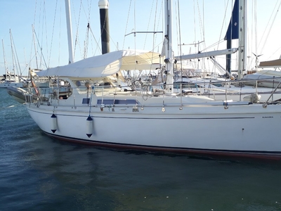 Amel Sharki 1987, Bluewateryacht with new engine