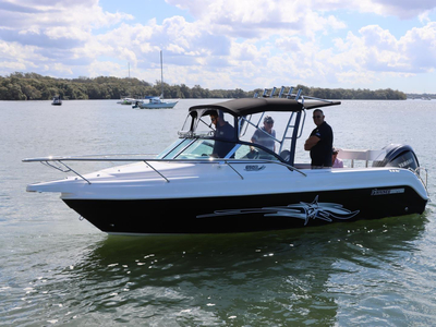 One only Stock Demo Boat Package Never been in the water as yet, is now for sale, Haines Hunter 650 R-Series + Yamaha F225HP 4-Stroke