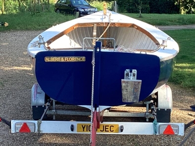 For Sale: 20ft Open Day Boat, Gaff Rig, Road trailer & outboard.