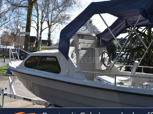 Motorboot mit Trailer | Kajütboot Angelboot Sportboot I431-Gray