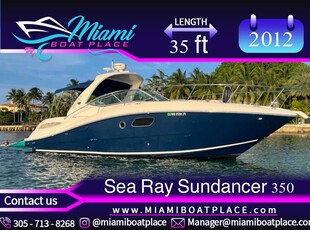 Sea Ray Sundancer 350 2012