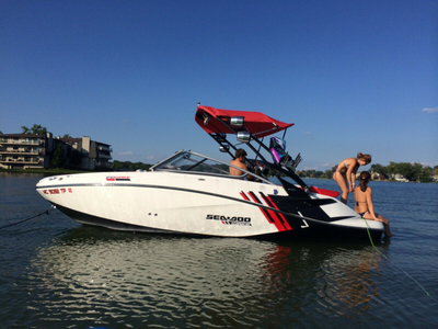 Sea Doo 210 Challenger Wake Boat 430HP Supercharged One Owner