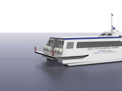 Catamaran passenger ferry - Wavepiercer - LOMOcean Design - high-speed