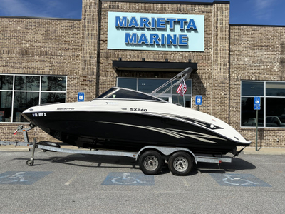 2010 Yamaha SX240 HO w/ Tandem Axle Trailer and Twin Jet Engines 360HP total