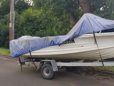 4.3 m long aluminum boat for sale