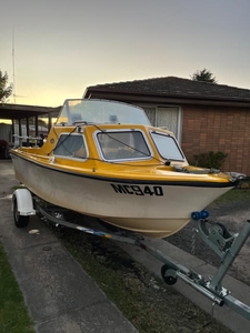 4.5m Stejcraft boat for sale. $6000ono
