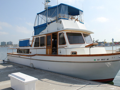 Californian Trawler 38' Foot Long Range Cruiser Motor Yacht TWIN DIESEL 1978