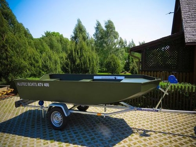 Outboard jon boat - ATV-400 - ALUTEC BOATS - sport-fishing / 4-person max.