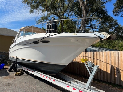 2001 Sea Ray Sundancer 340 DIESEL ENGINES AND GENERATOR, NO RESERVE 2020 Trailer