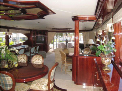 2004 Lazarra MOTOR YACHT Raised Pilot House powerboat for sale in Florida