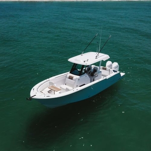 Outboard center console boat - 28CC - Bertram - twin-engine / 12-person max. / sundeck