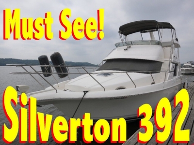 SILVERTON 392 (((44FT))) TWIN 8.1L INBOARDS BOW THRUSTER SEARAY FRESH H20