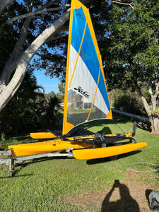 Like New - Hobie Adventure Island Trimaran Pedal Sailing Kayak