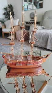 Wooden Replica Sailing Boat