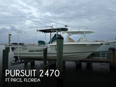 Pursuit 2470 (powerboat) for sale