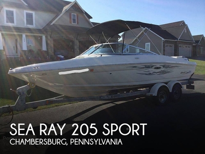 Sea Ray 205 Sport (powerboat) for sale