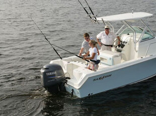 Outboard walkaround - 220 WAC - SouthWind - center console / open / fishing