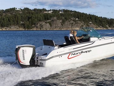 Outboard center console boat - ENDURO 705 - Nordkapp Boats - hybrid / ski / 7-person max.