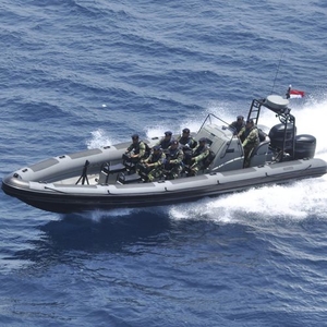 Troop carrier - X2K Special Force - North Sea Boats - outboard / rigid hull inflatable boat / amphibious