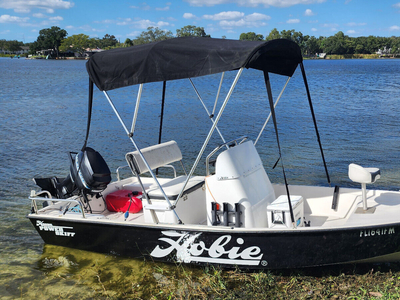 Hobie Cat Power Skiff Fisherman -40 HP Mercury-With A Trailer & Video-Tampa