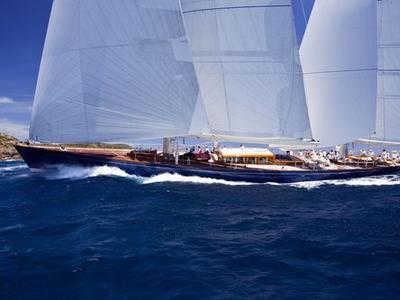 Classic sailing super-yacht - REBECCA - Pendennis - 7-cabin / with open transom / aluminum