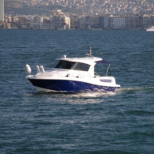 Inboard cabin cruiser - GOBY 280 - MERCAN YACHTING - hard-top / fiberglass / 7-person max.