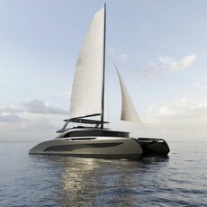 Catamaran sailing yacht - ZERO CAT - Sunreef Yachts - cruising / with open transom / flybridge