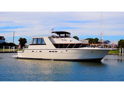 1990 Hatteras 52 Cockpit Motor Yacht powerboat for sale in Texas