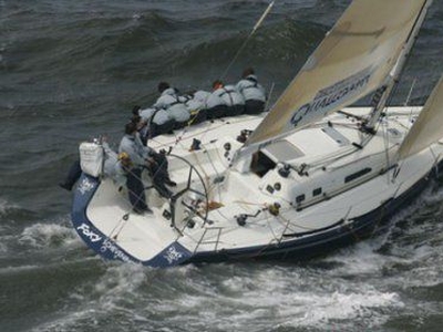 Racing sailboat - IMX 40 - X-Yachts - 2-cabin / with center cockpit / with bowsprit