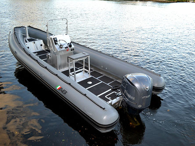 Military boat - A24-XHD - AB Inflatables - outboard / aluminum / rigid hull inflatable boat