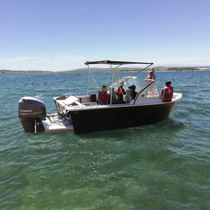 Outboard center console boat - CS-220 - Kinocean® Boat - soft-top / sport-fishing