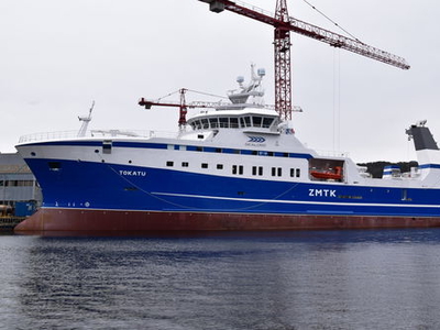 Fishing trawler commercial fishing vessel - 135 - Tokatu - Simek AS
