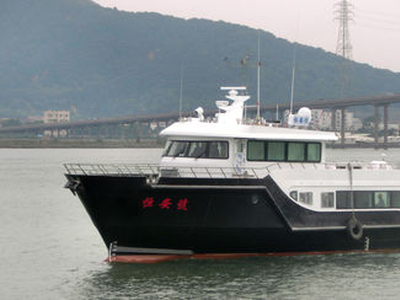 Fishing trawler commercial fishing vessel - 41.3 - JIANGLONG SHIPBUILDING CO., LTD. - fiberglass / steel