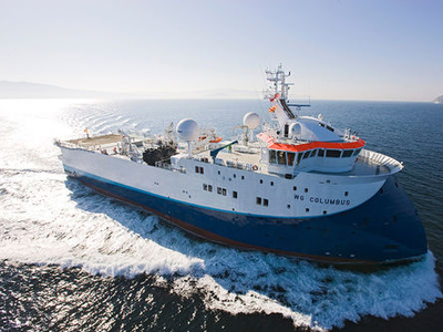 Seismic research ship - WG COLUMBUS - Hijos de J. Barreras