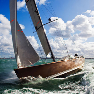 Cruising-racing sailing yacht - 72CS - Contest Yachts - 5-cabin / with open transom / with bowsprit