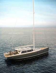 Cruising sailing yacht - SOU’WESTER 53 - Hinckley - 2-cabin / with open transom / twin steering wheels