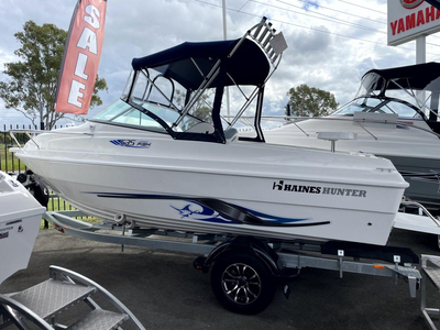 Haines Hunter 535 Sport Fish + Yamaha F130hp 4-Stroke - Stock boat available now!