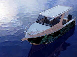 NEW Sabrecraft Marine Half Cabin - 7.80m boat and motor package